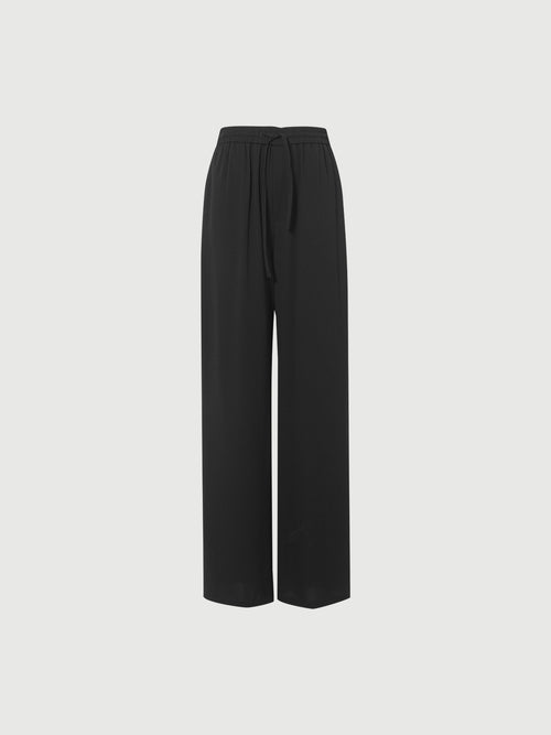 Load image 1 in gallery view. Acetate-Blend Breathable Straight Pants