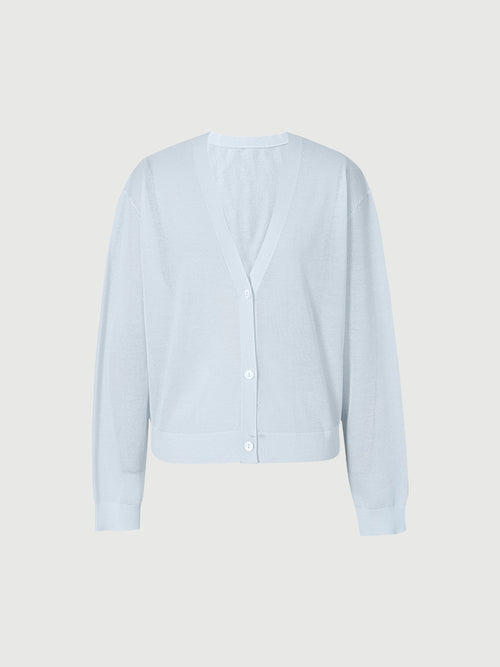 Load image 1 in gallery view. V Neck Knit Cardigan