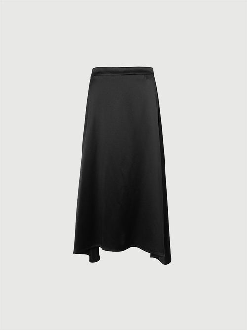 Load image 1 in gallery view. Acetate Blend Skirt