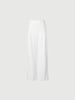 Women's White Straight Fit Smooth Pants 5995150922