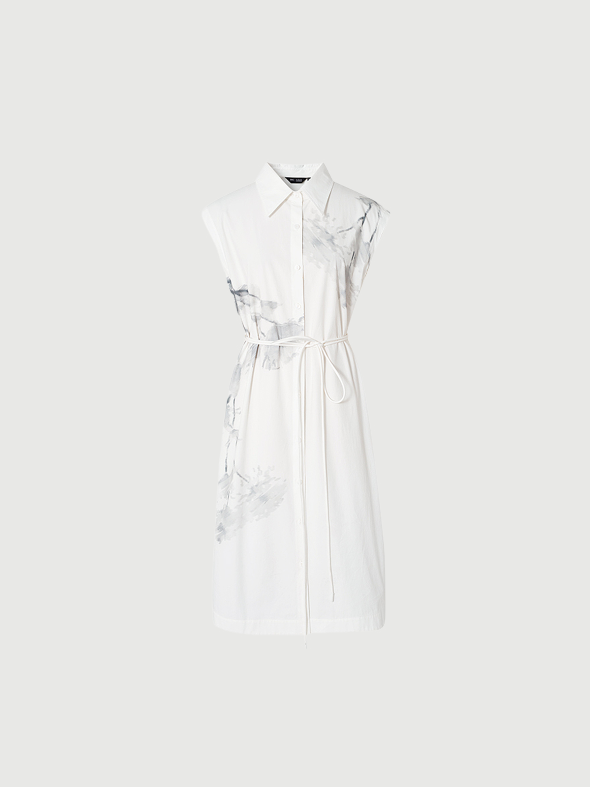 Sleeveless Straight-Cut Dress