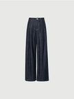 Cotton Wide-Leg Jeans