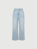 Blue Wide-Leg Jeans Pants