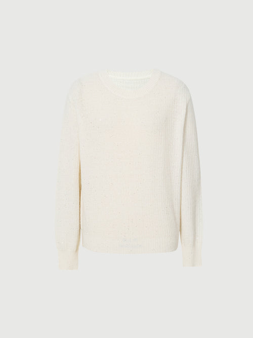 Load image 1 in gallery view. Round Neck Cashmere Sweater