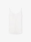 V Neck Silk Tankini Top