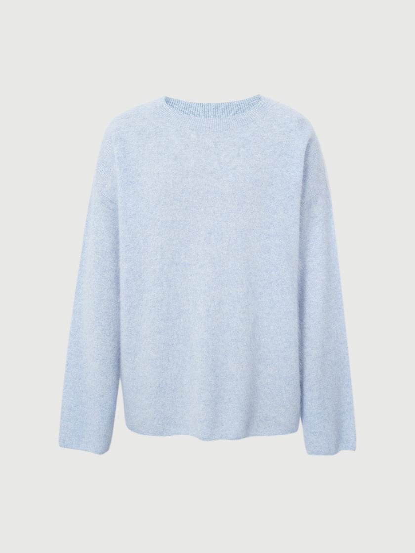 Brushed Cashmere Oversized Sweater