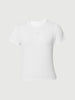Fitted Round-Neck Short-Sleeve T-Shirt
