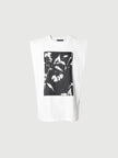 Sleeveless 100% Cotton T-Shirt