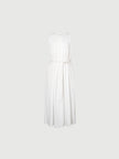 Stand Collar Sleeveless Dress