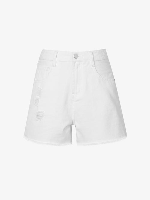 Load image 1 in gallery view. 100% Cotton Denim Shorts