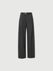 Wool Blend Straight-Leg Pants