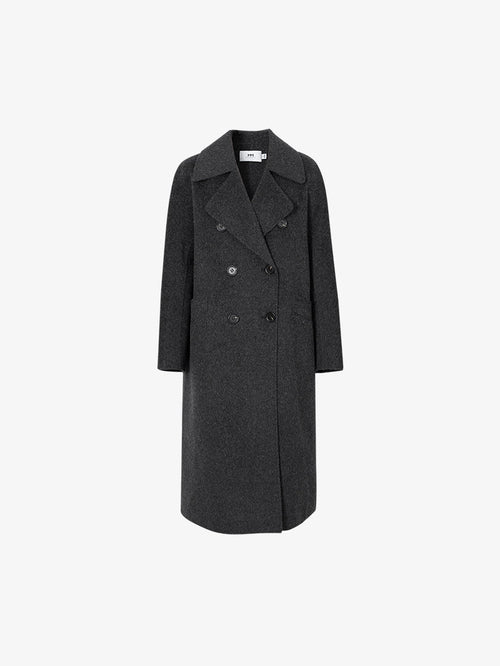 Load image 1 in gallery view. Double-Breasted Australian Wool Coat