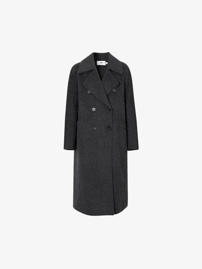 Double-Breasted Australian Wool Coat