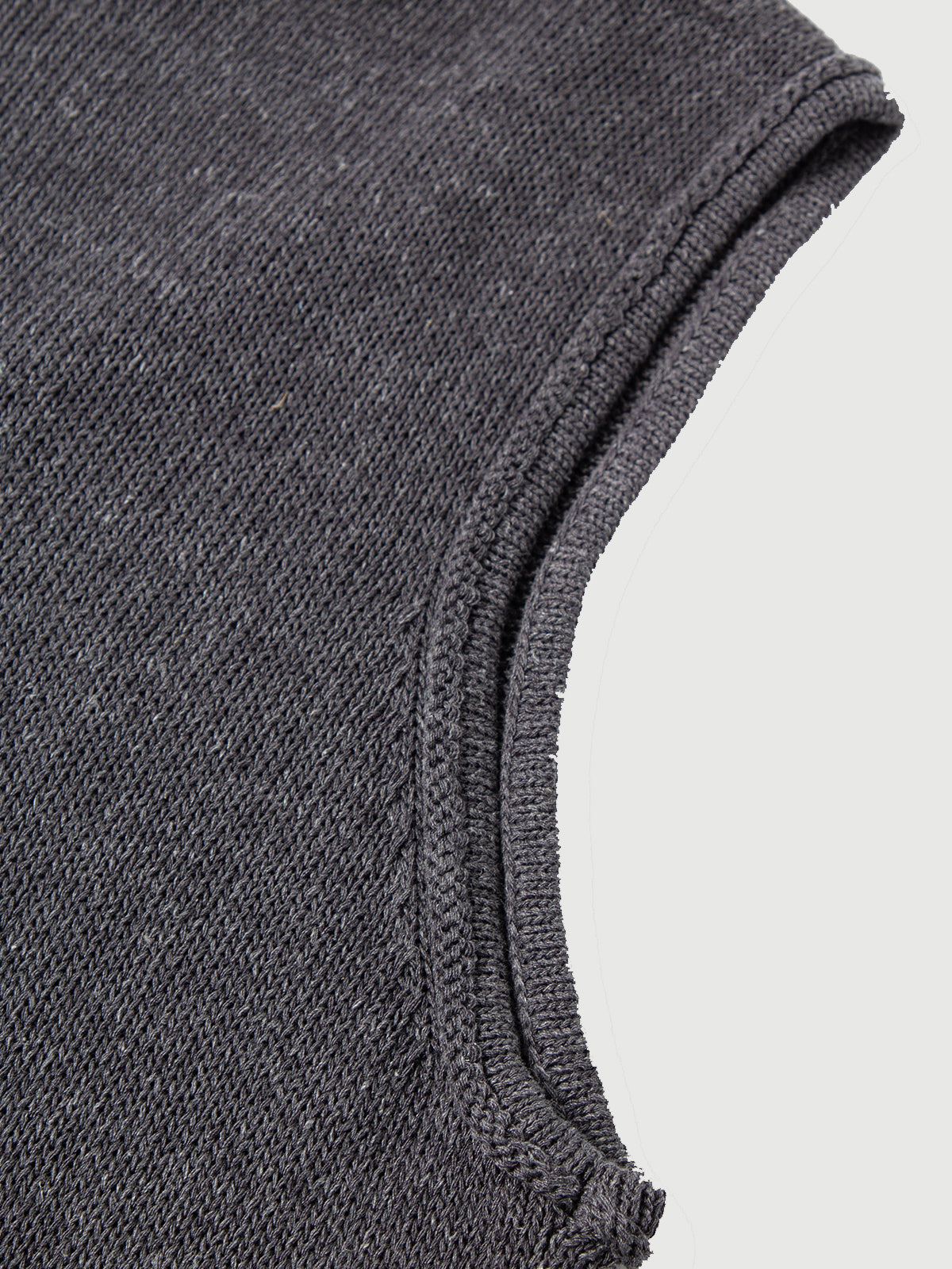 Linen-Tencel V-Neck Top