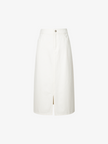 Front Slit Jeans Skirt