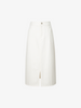 Front Slit Jeans Skirt