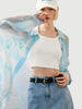 Denim A-line 100% Cotton Skirt