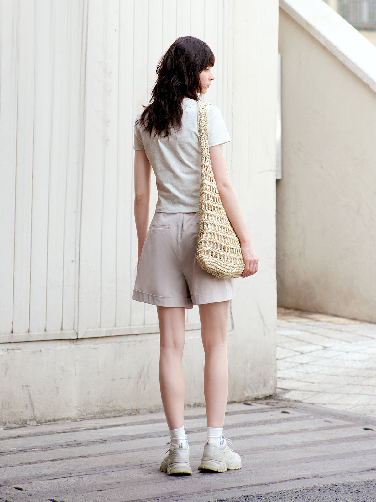 A-Line Cotton Shorts