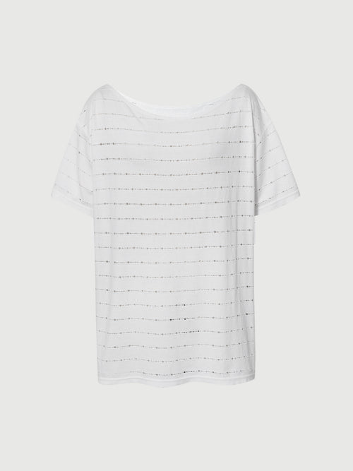 Load image 1 in gallery view. Asymmetric Cutout Oversized Tee