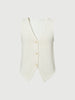 Pure Cotton V-Neck Sleeveless Vest