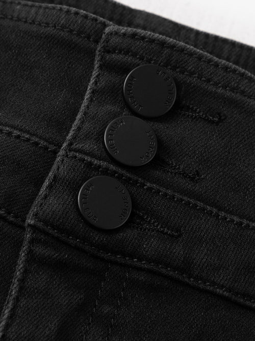 Load image 1 in gallery view. Cropped Cotton Trousers