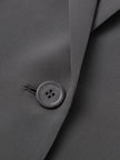 Single-Breasted Premium Silk Blazer