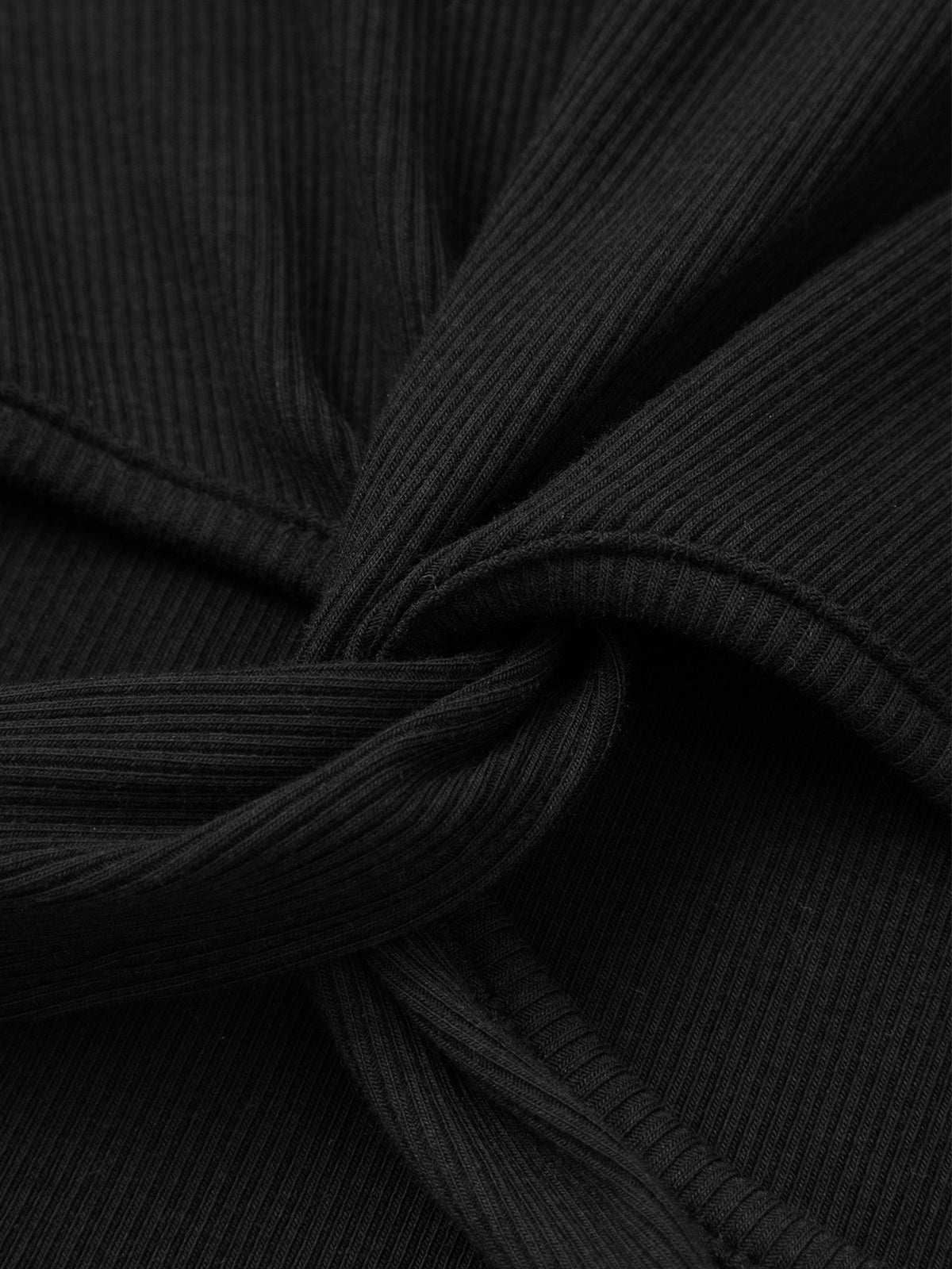 Round Neck Yoga Knit Short Top