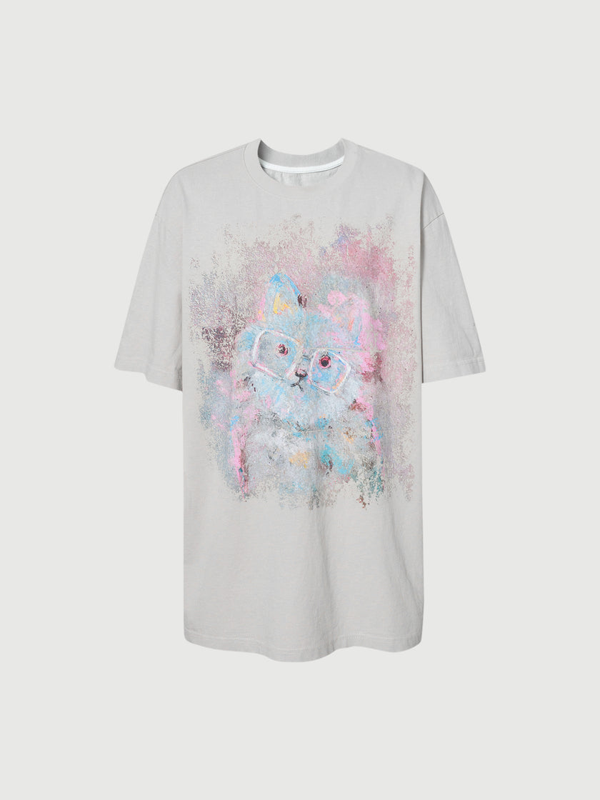 Cotton Relaxed Graphic Tee