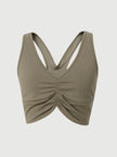 V Neck Yoga Knit Tank Top Top