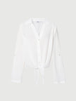 V Neck Long Sleeve Overshirt