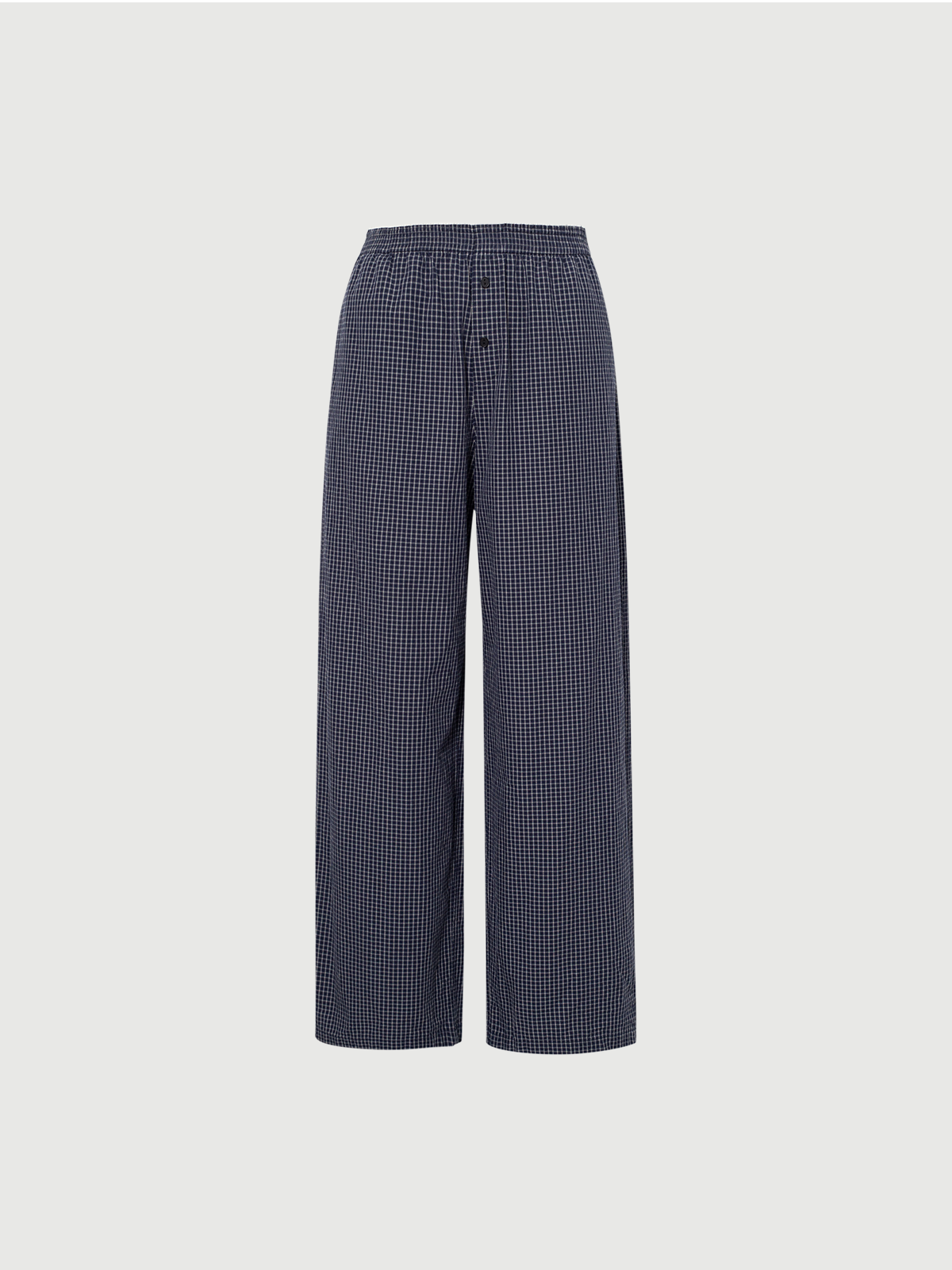 Cotton Plaid Pants