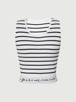 Striped U-Neck Tank