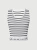 Striped U-Neck Tank