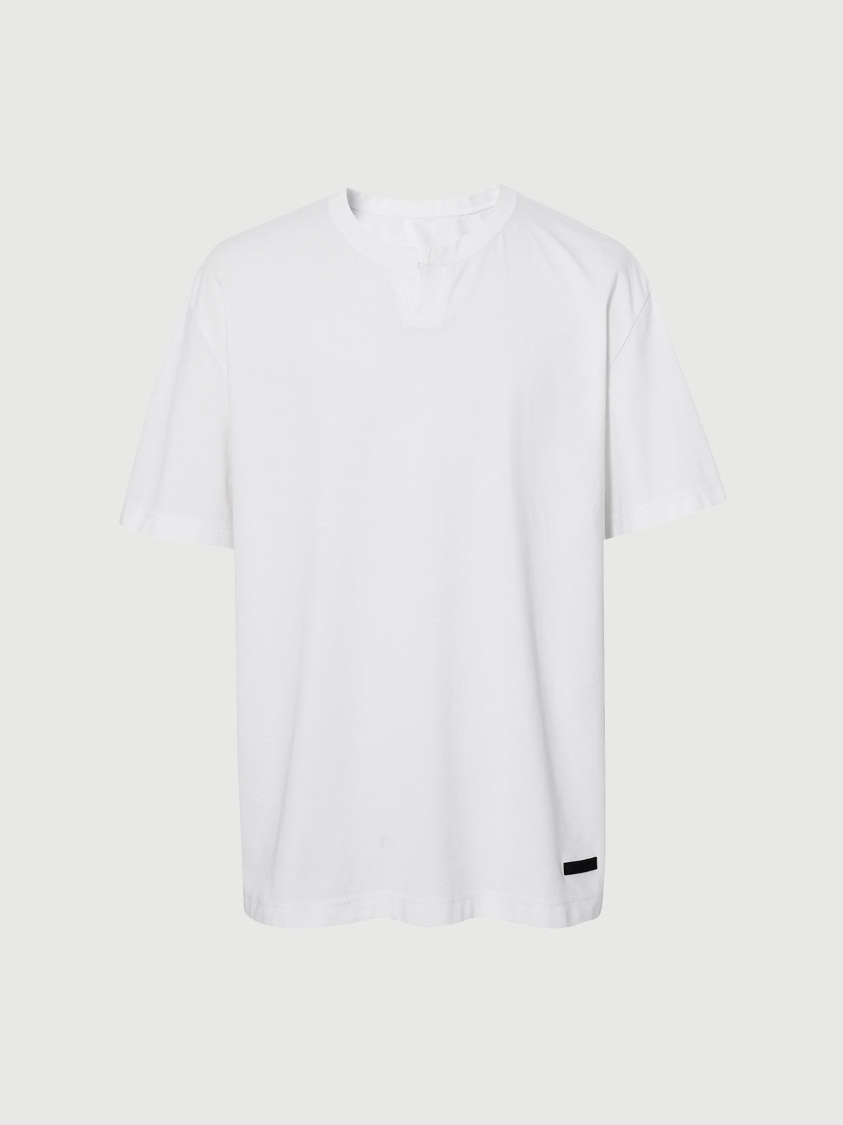 Men’s Split-Neck Short-Sleeve T-Shirt