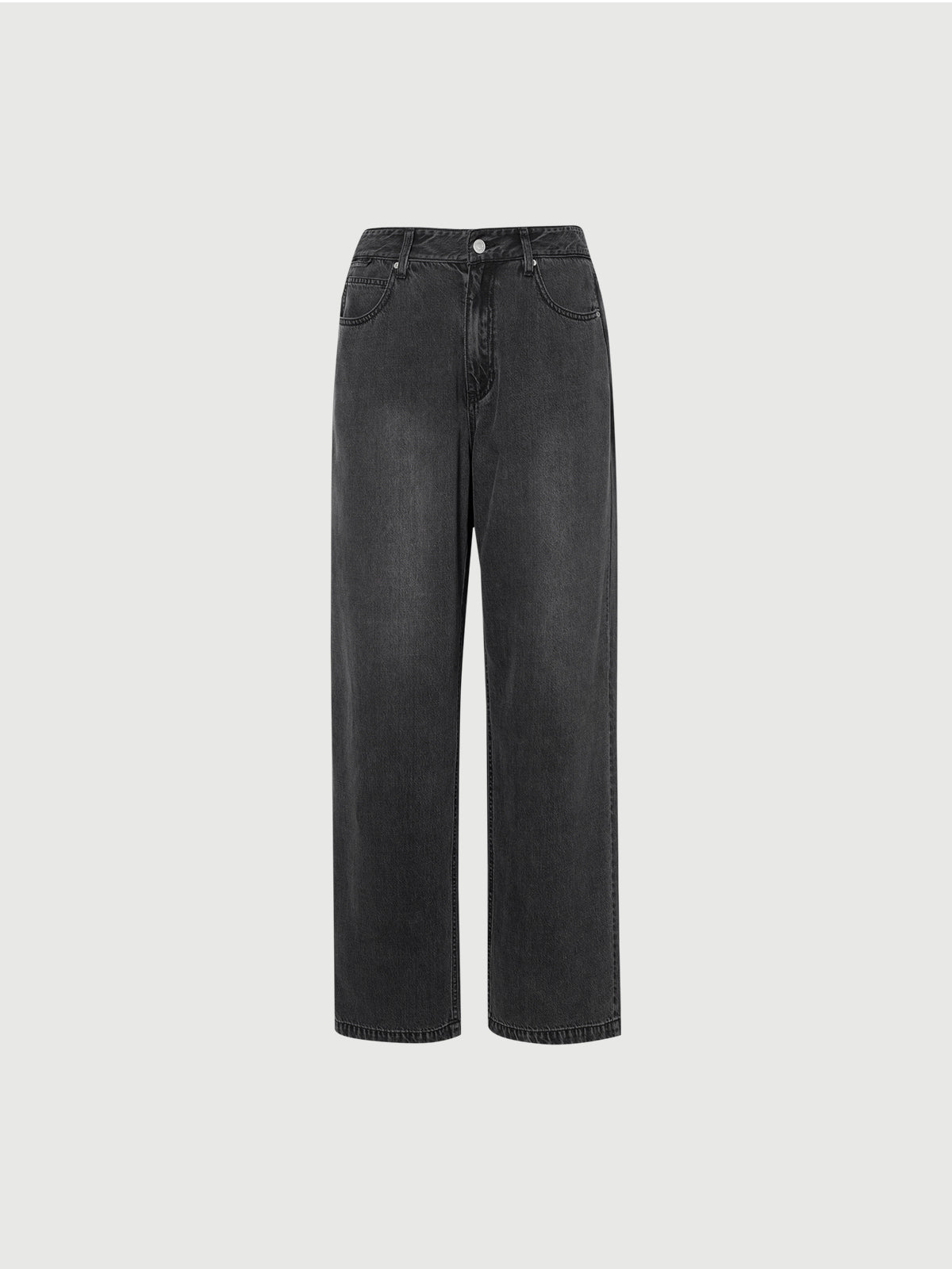 Dark Gray Lyocell Denim Pants