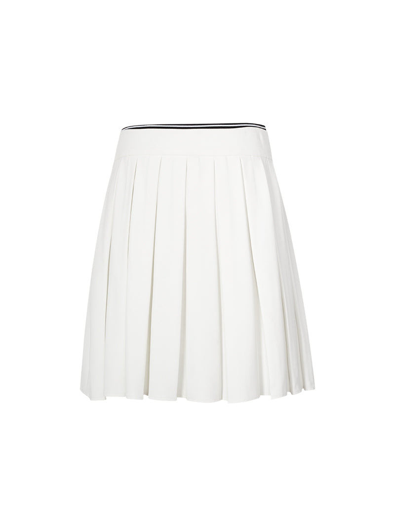 Pleated Mini Skirt