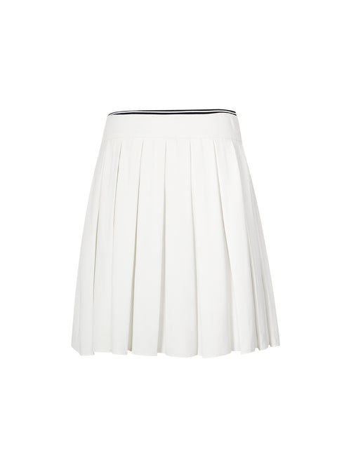 Load image 1 in gallery view. Pleated Mini Skirt