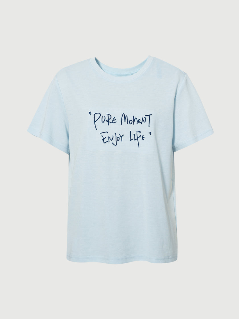 Light Blue Relaxed Tee