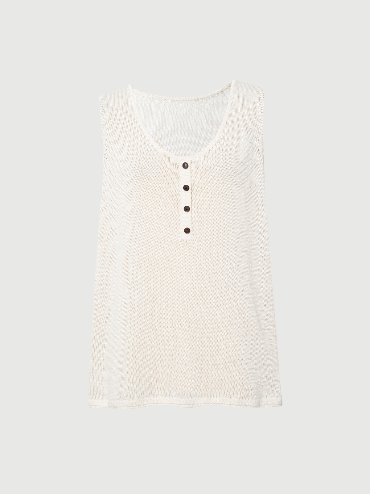 U-Neck Knit Tank Top