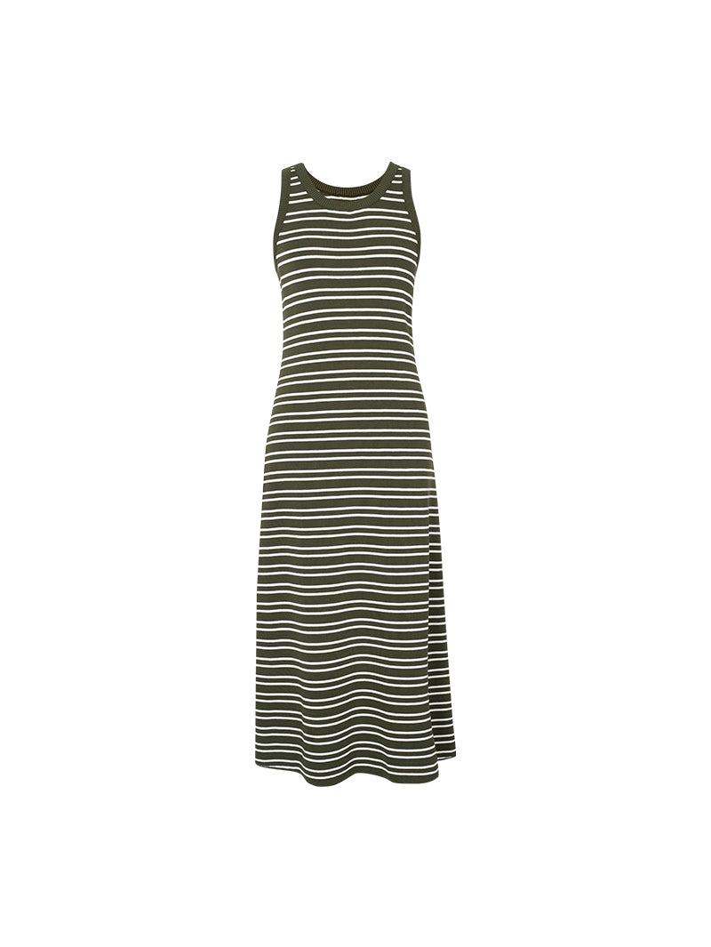 Striped Sleeveless Dress