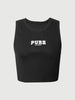 Cotton Blend Slim-Fit Cropped Tee