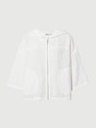 Pure Linen Hooded Jacket