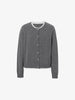 Pure Cashmere Contrast Binding Sweater