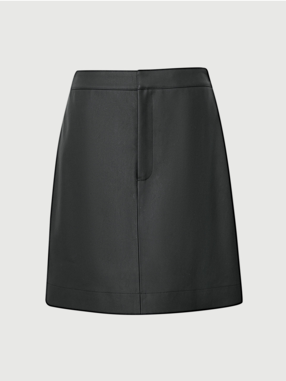A-Line PU Mini Skirt