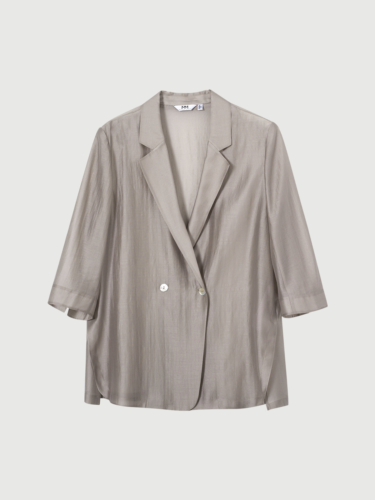 Quarter Sleeves Lyocell Blazer