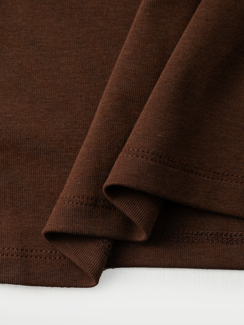 Cropped Crewneck Tee