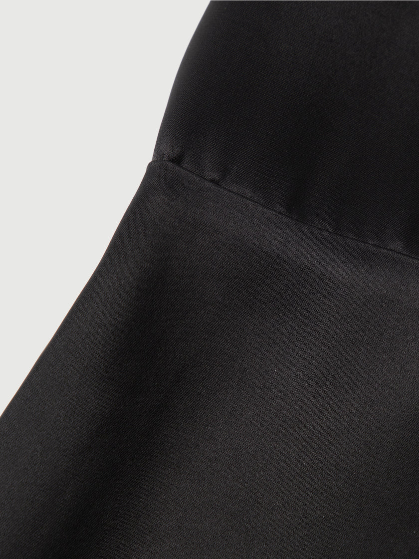 Acetate A-Line Slip Dress