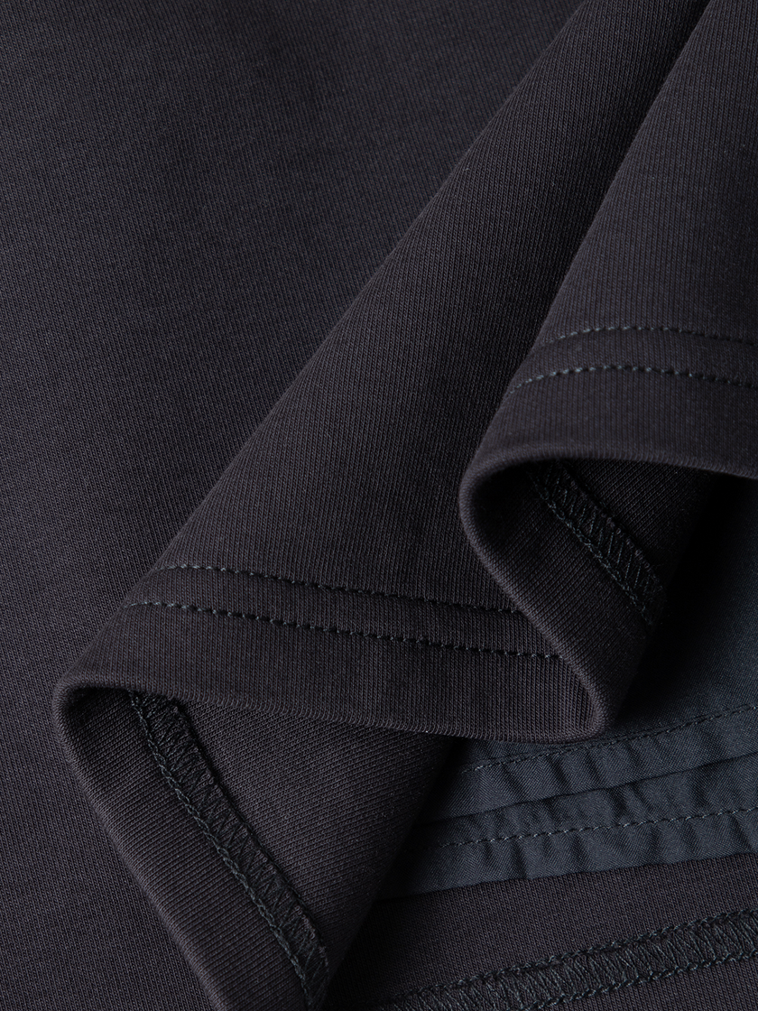 Cotton Blend A-Line Mini Skirt