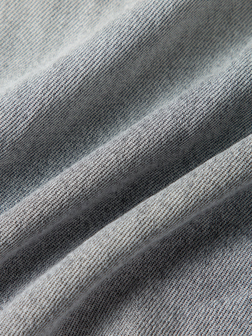 Load image 1 in gallery view. Lyocell-Cotton Sleeveless Collared Denim Vest