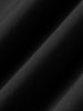 High-Waist Black Cotton Skirt